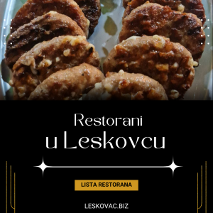 Lista restorana u Leskovcu - Restorani Leskovac